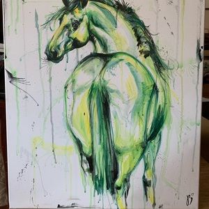 Kasia Bukowska Art canvas painting  18x24”